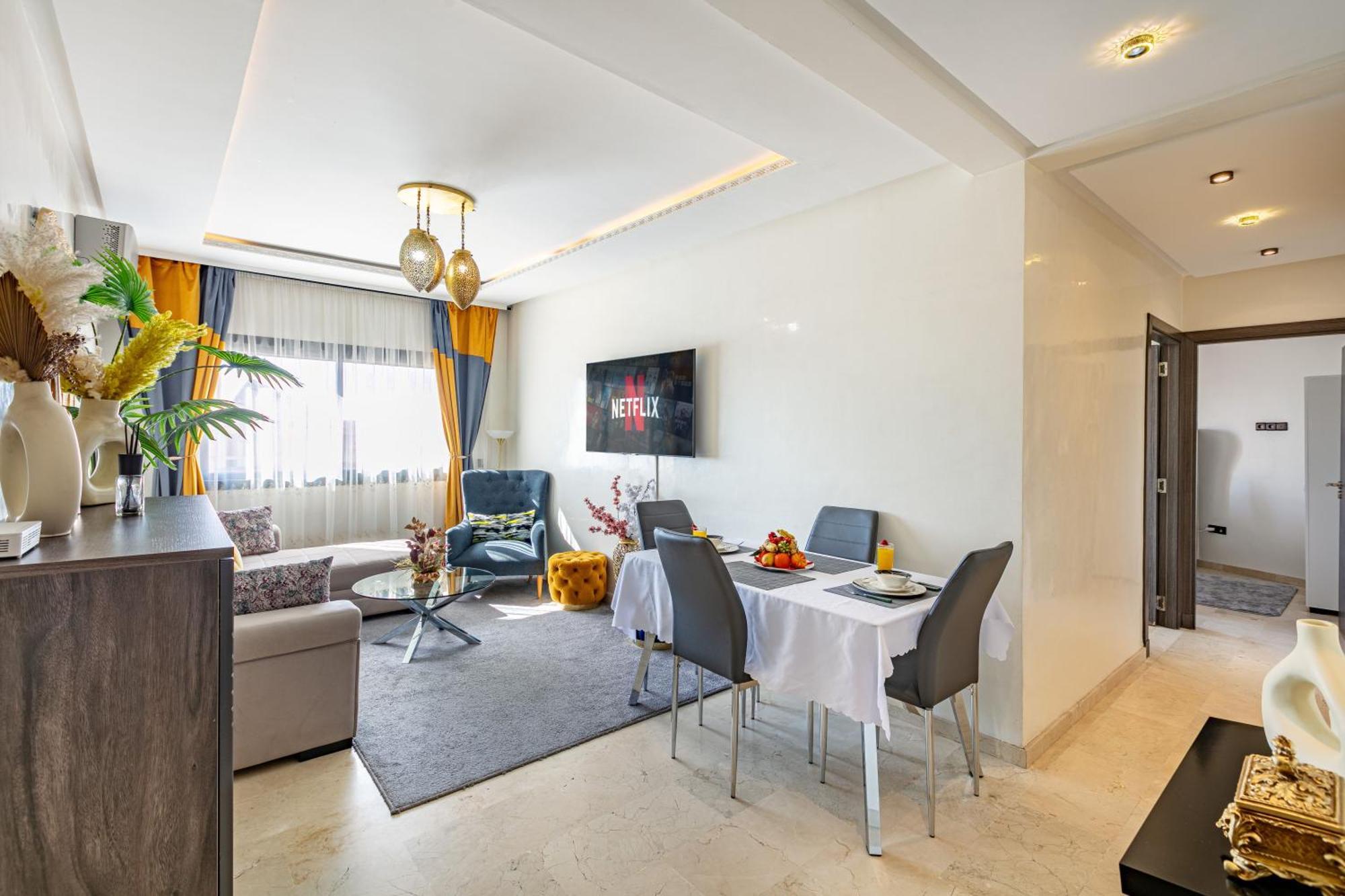 Cozy 2-Bedroom Apartment In Gueliz, Marrakech Μαρακές Εξωτερικό φωτογραφία